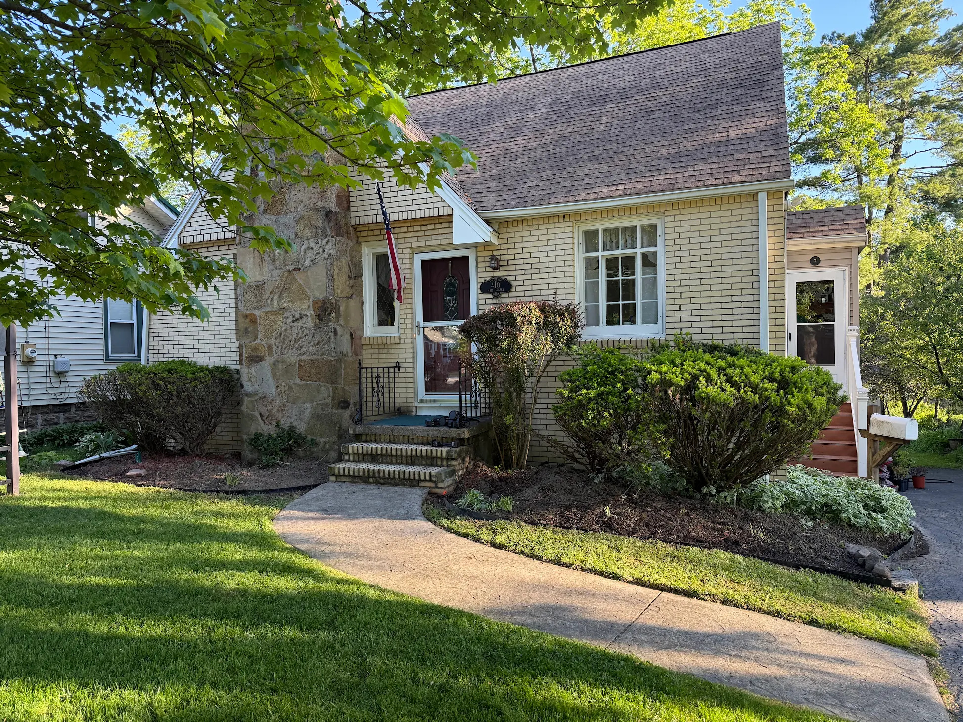 Before Rolax Landscaping front yard curb appeal upgrade project in Amherst, NY